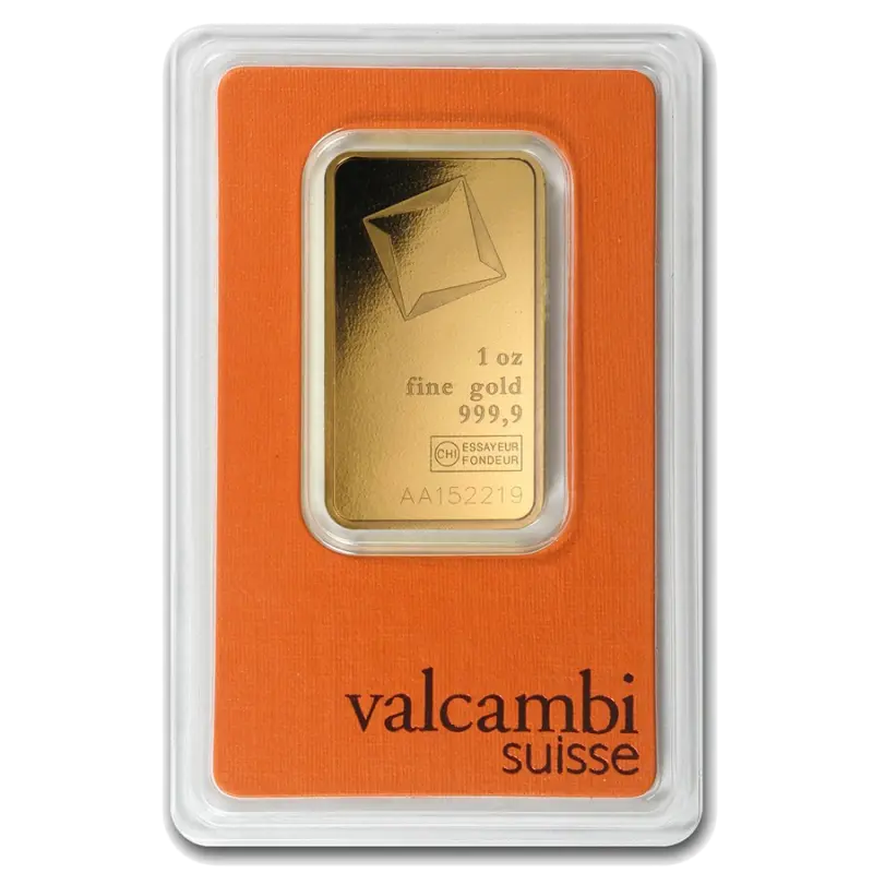 1 oz Gold Bar | Valcambi