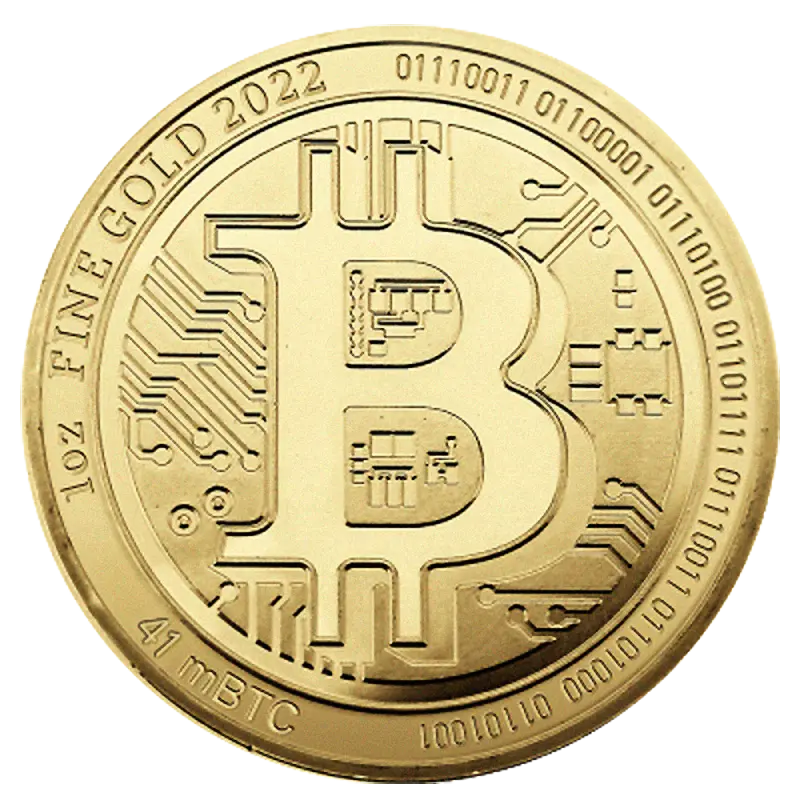 1 oz Gold Coin Bitcoin