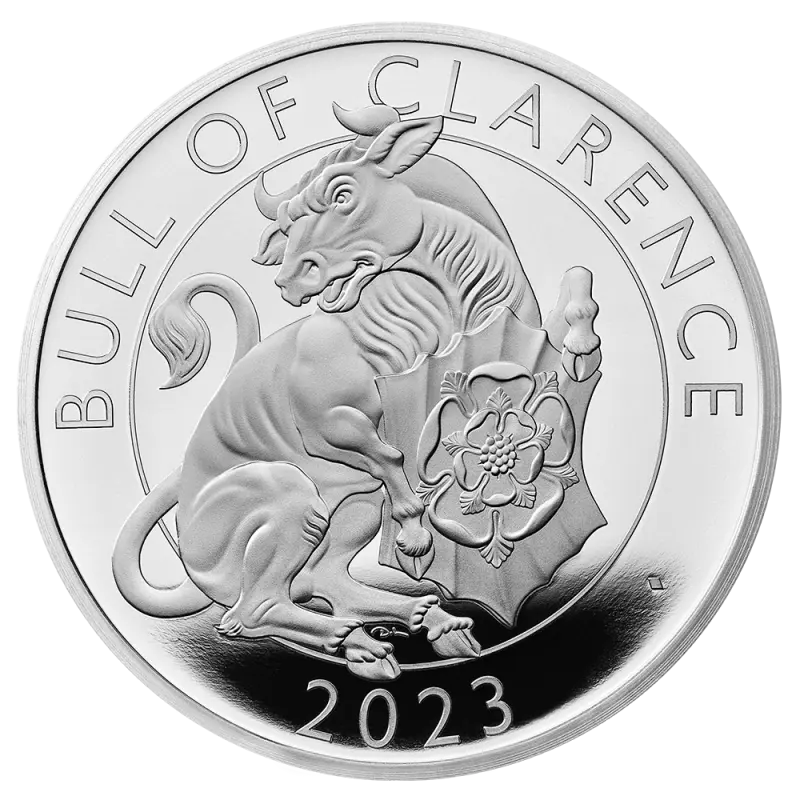 1 oz Tudor Beasts The Bull of Clarence Silver Coin | Proof | 2023