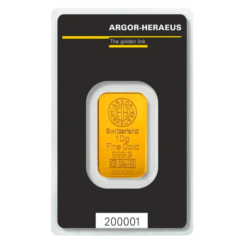 10g Gold Bar | Argor-Heraeus