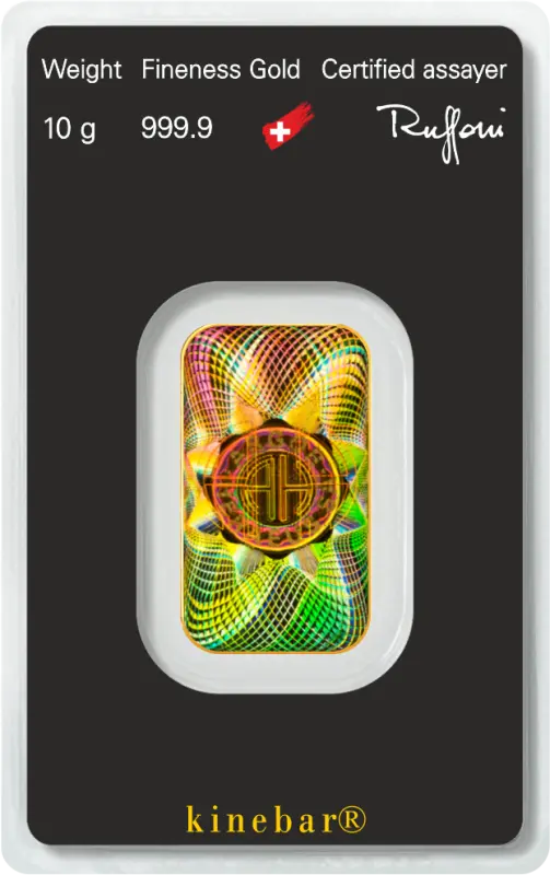 10g Gold Bar | Argor Heraeus | Kinebar