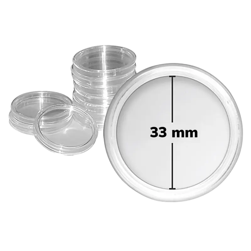 Coin Capsule - Inner Diameter 33mm