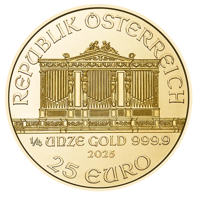1/4 oz Vienna Philharmonic Gold Coin | 2025