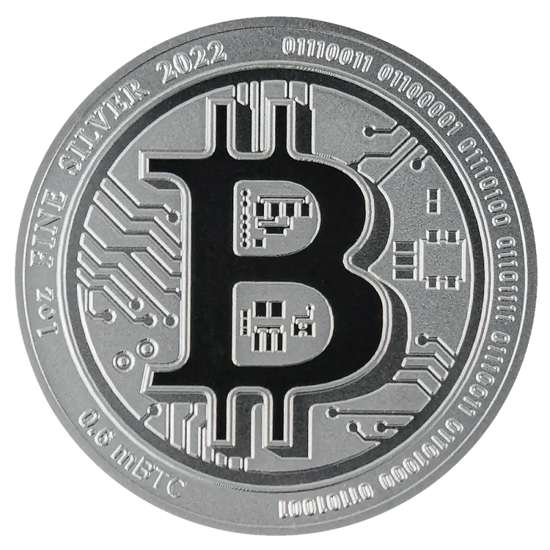 1 oz Silver Bitcoin