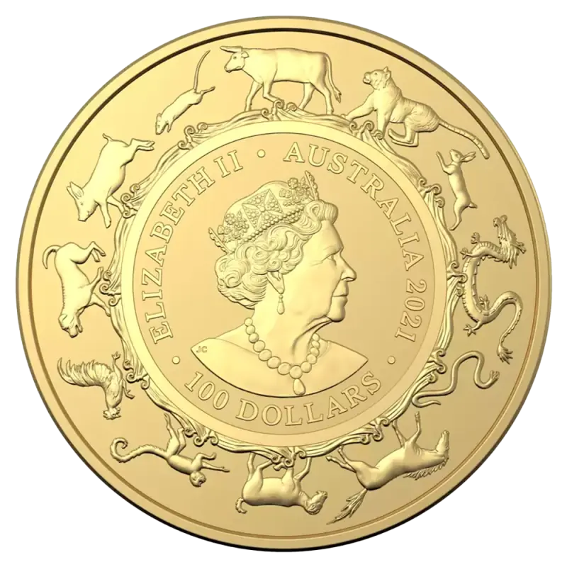 1 oz Year of the Ox Gold Coin | 2021