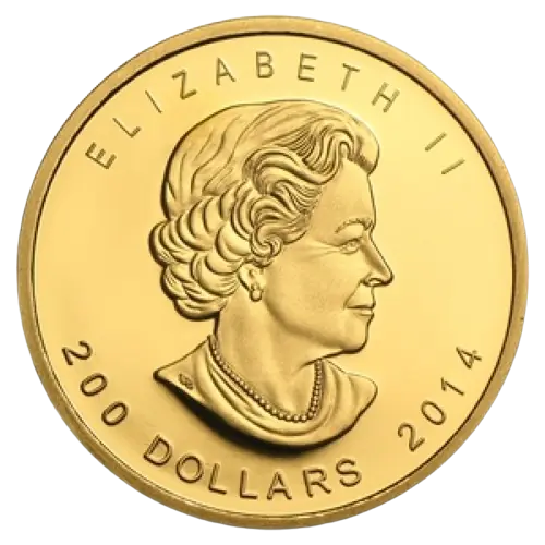 1 oz Call of the Wild Howling Wolf .99999 Gold Coin (2014)