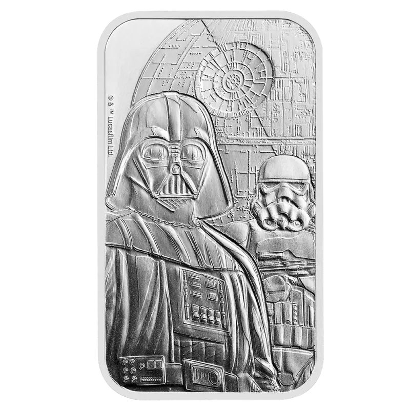 1 oz Star Wars Dark Side Silver Bar | The Royal Mint