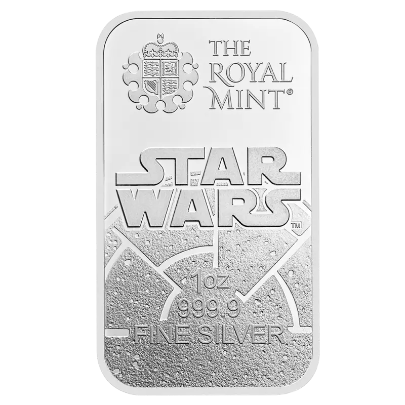 1 oz Star Wars Dark Side Silver Bar | The Royal Mint