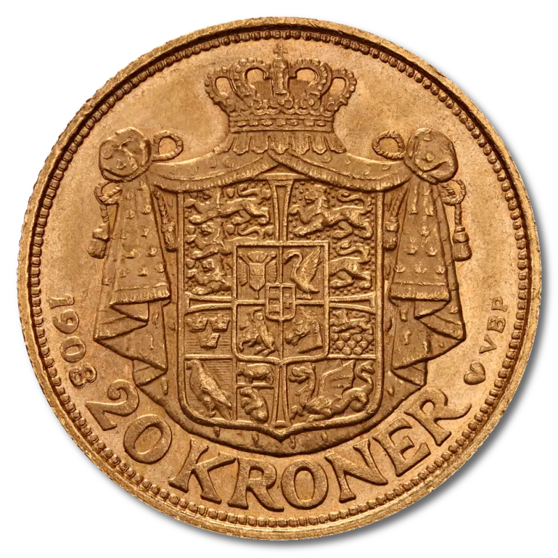 20 Kroner Frederik VIII Denmark | Gold | 1908-1912