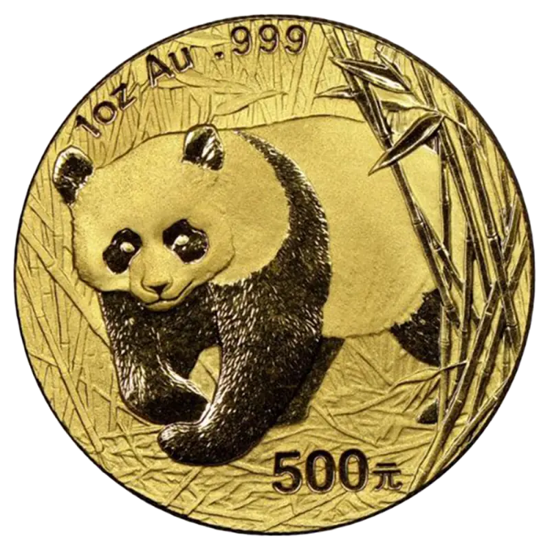 1 oz China Panda Gold Coin | 2001