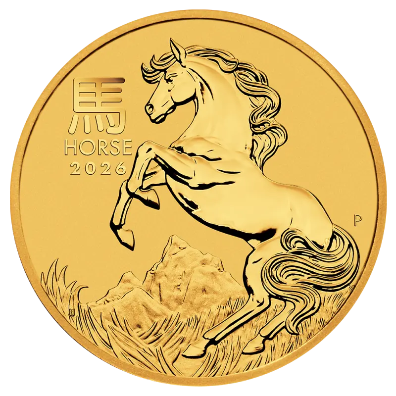 1/10 oz Lunar III Horse Gold Coin | 2026