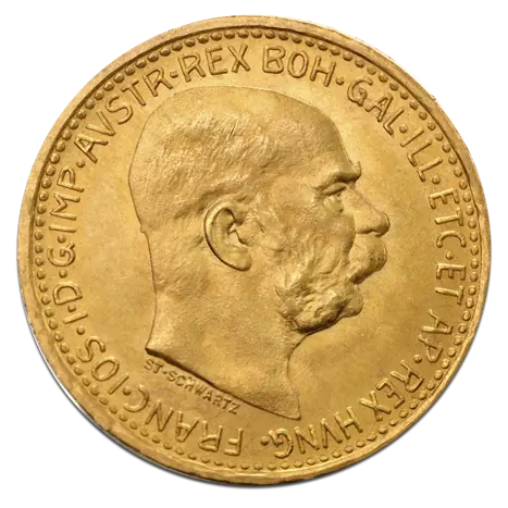 10 Corona Franz-Joseph I Austria Gold Coin (1892-1916)