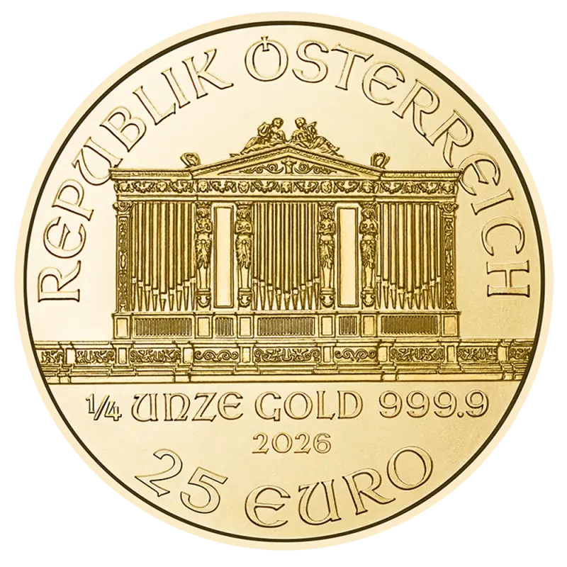 1/4 oz Vienna Philharmonic Gold Coin | 2026