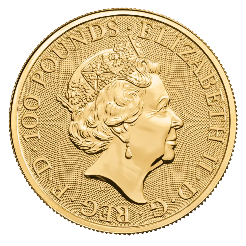 1 oz Queen's Beasts Yale of Beaufort Gold Coin (2019)