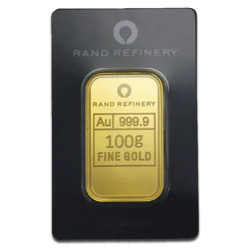 100g Gold Bar | Loxodonta Africana | Rand Refinery