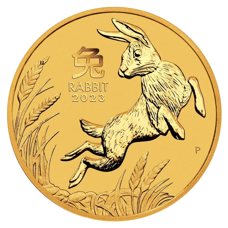 2 oz Lunar III Rabbit Gold Coin | 2023