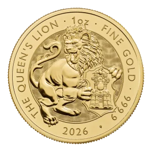 1 oz Tudor Beasts Queens Lion Gold Coin | 2026