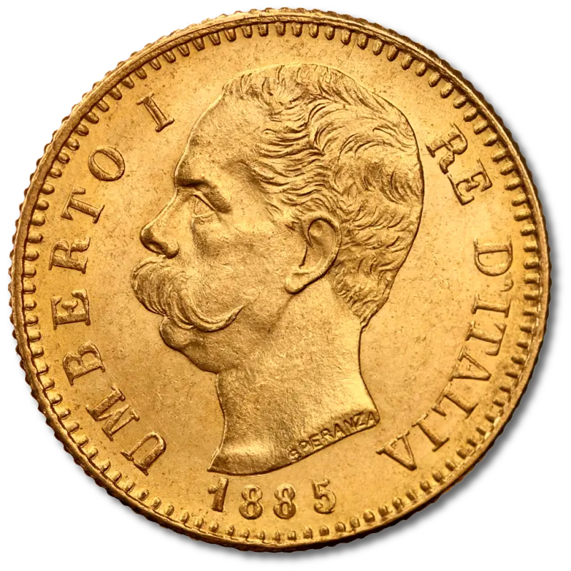 20 Italian Lira Umberto I | Gold | 1879-1897
