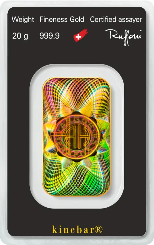 20g Gold Bar | Argor-Heraeus | Kinebar