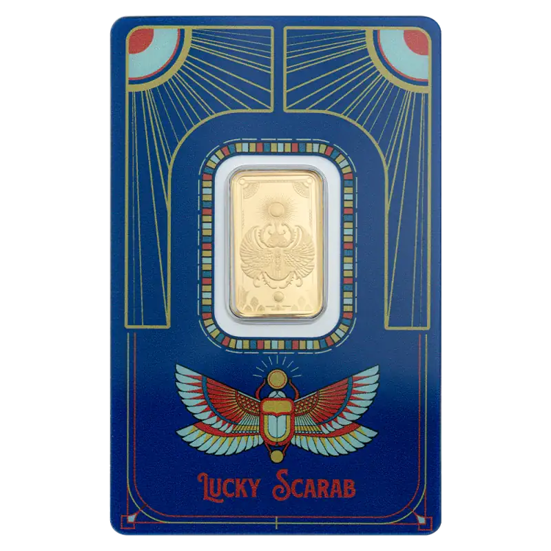 5g Gold Bar | PAMP | Lucky Scarab