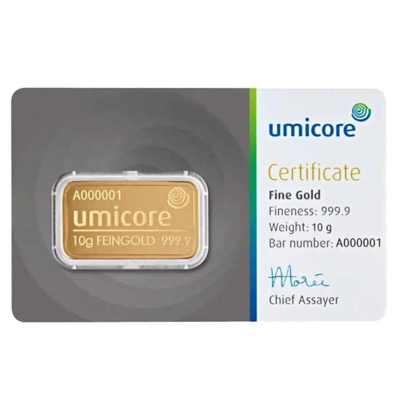 10g Gold Bar | Umicore