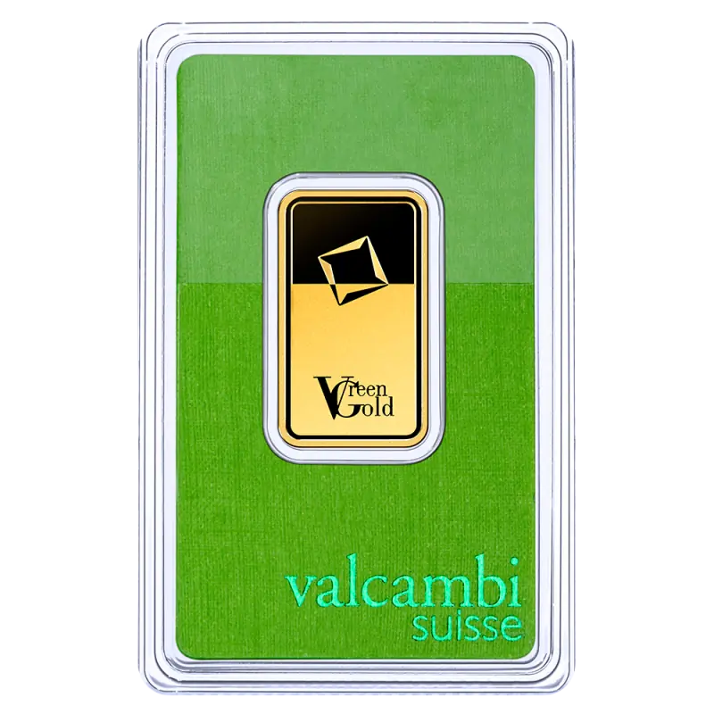 20g Gold Bar | Valcambi | Green Gold