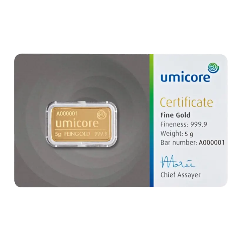 5g Gold Bar | Umicore