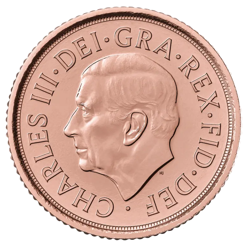 Memorial Half Sovereign Charles III Gold Coin | 2022