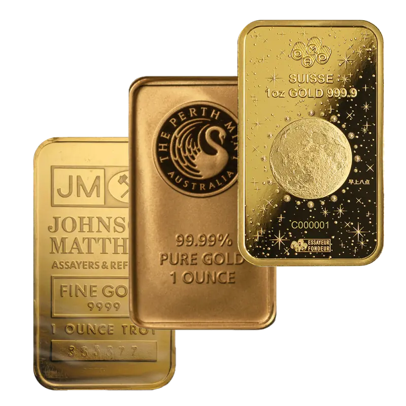 1 oz Gold Bar | Damaged