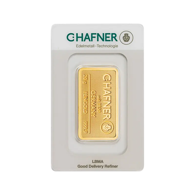 20g Gold Bar | C.Hafner