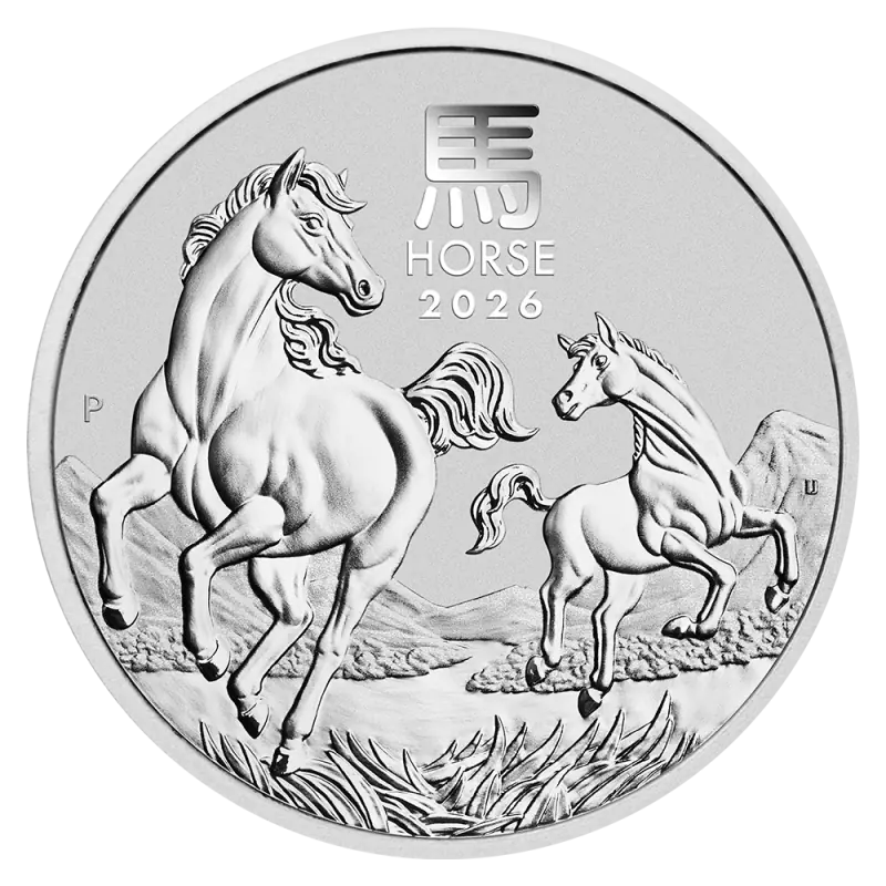5 oz Lunar III Horse Silver Coin | 2026